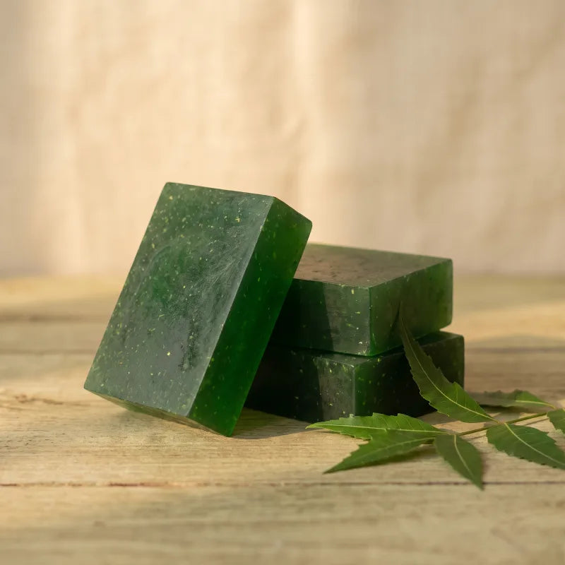 OLIVO Neem with Olive Oil natural handmade soap bars