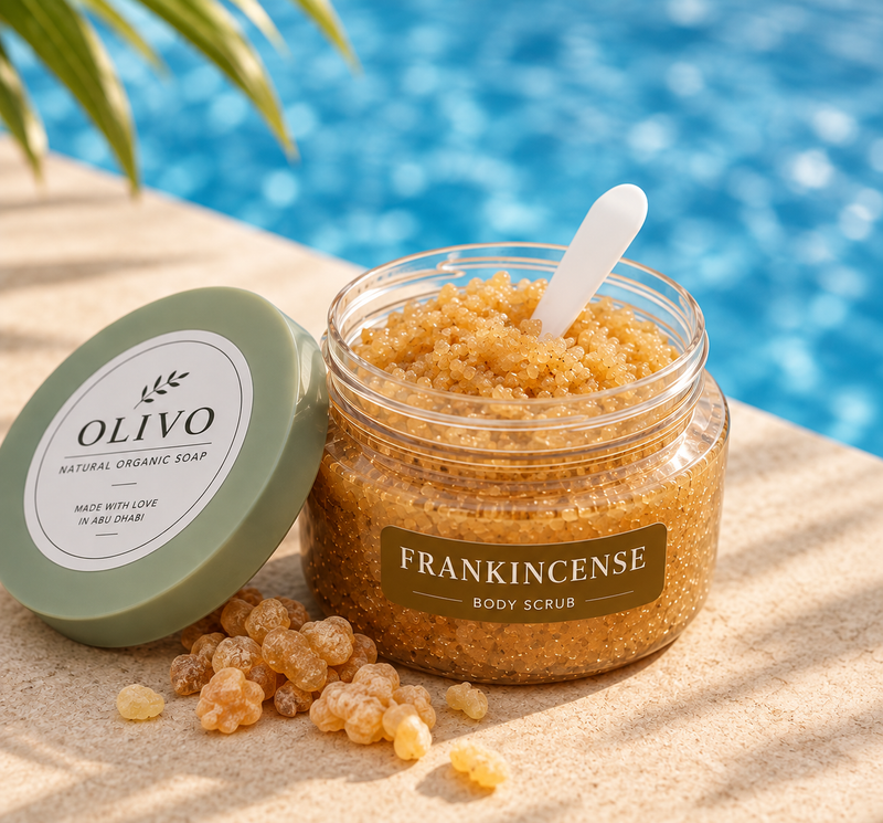 OLIVO Frankincense Organic Body Scrub