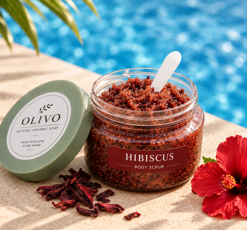 OLIVO Hibiscus Organic Body Scrub