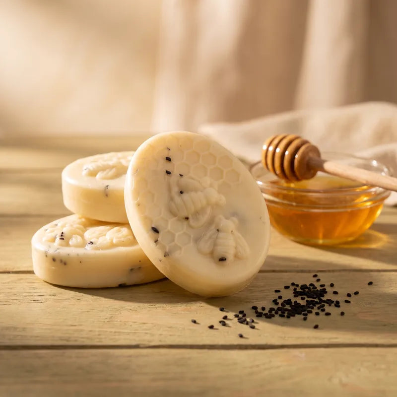 Honey and black seed soap from the OLIVO premium collection