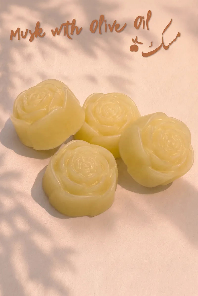 Musk soap bars from the OLIVO classics collection