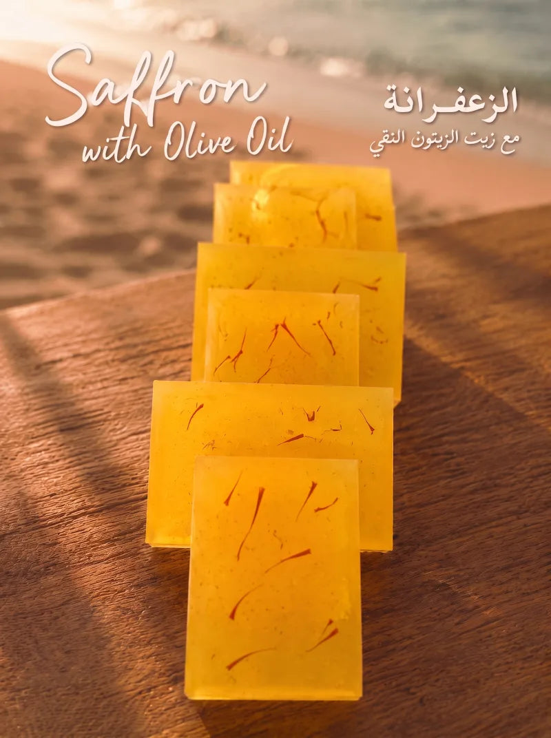Saffron soap from the OLIVO premium collection